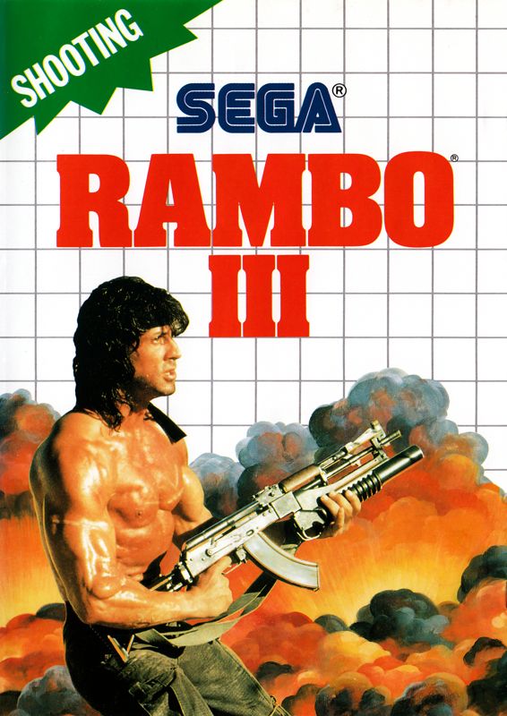 Front Cover for Rambo III (SEGA Master System)