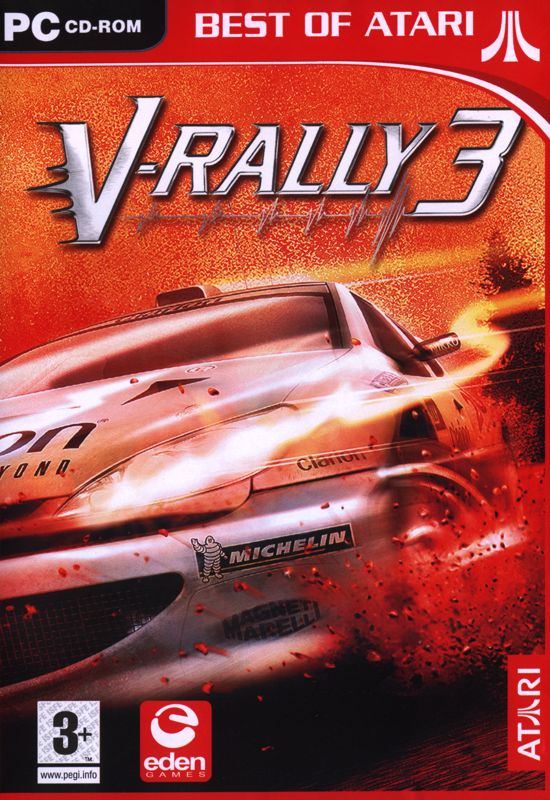 Front Cover for V-Rally 3 (Windows) (Best of Atari release)