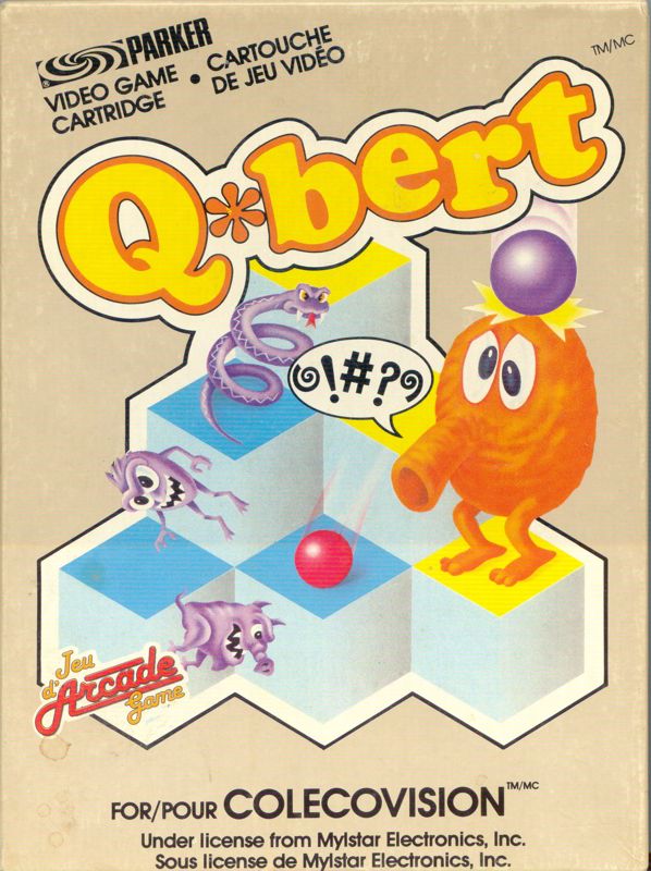 Front Cover for Q*bert (ColecoVision)