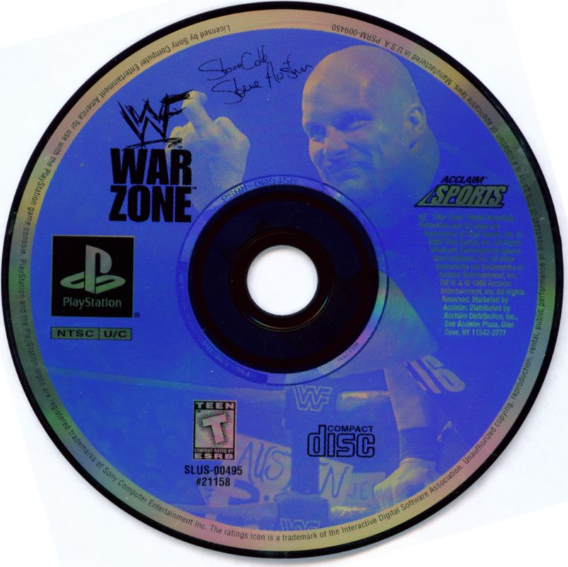 Media for WWF War Zone (PlayStation)