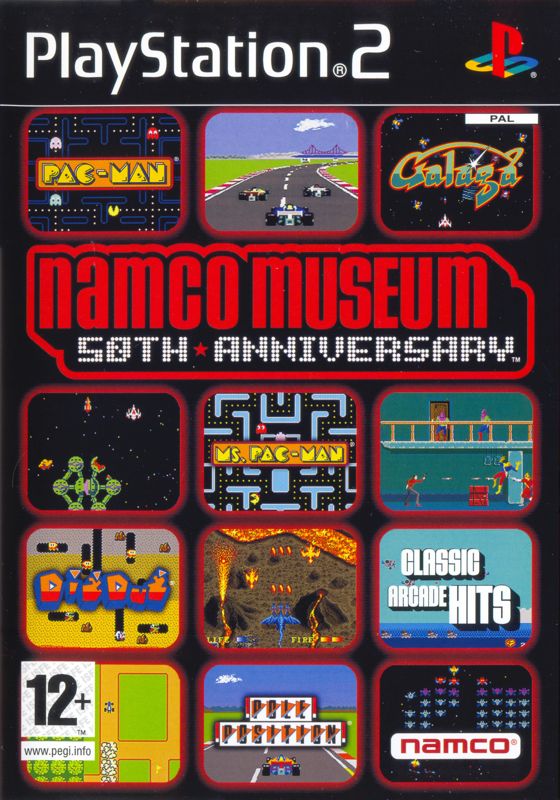 Namco Museum: 50th Anniversary cover or packaging material - MobyGames