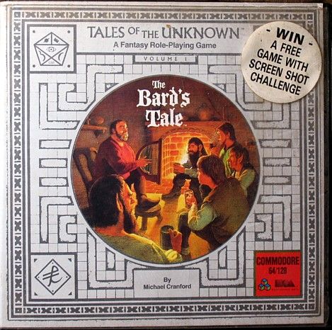 Front Cover for Tales of the Unknown: Volume I - The Bard's Tale (Commodore 64) (Ariolasoft release - clamshell case)