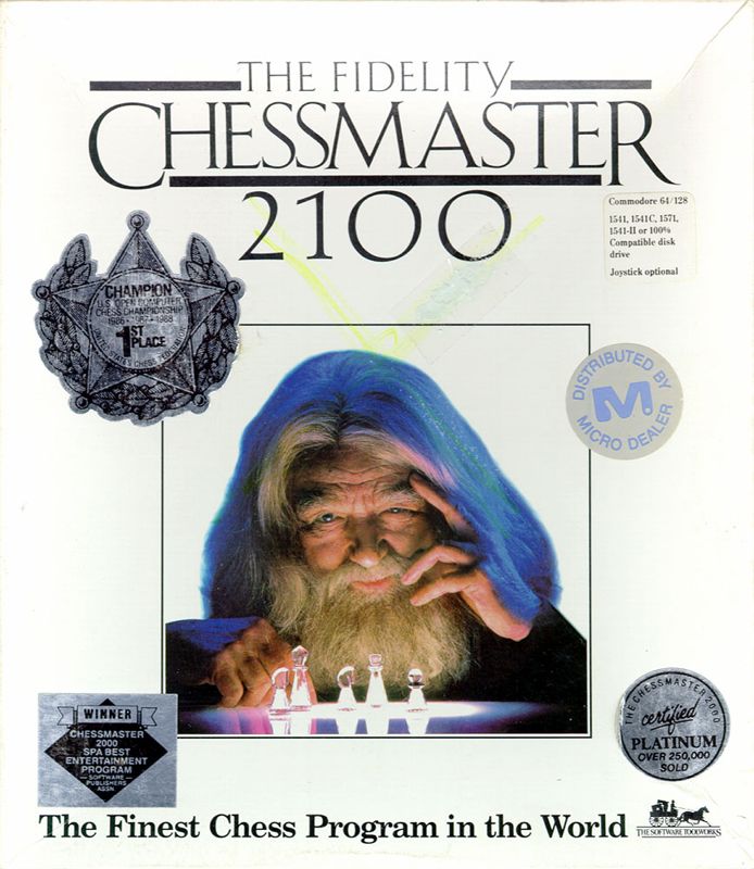 Front Cover for The Fidelity Chessmaster 2100 (Commodore 64)