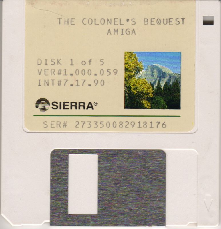Media for The Colonel's Bequest (Amiga)
