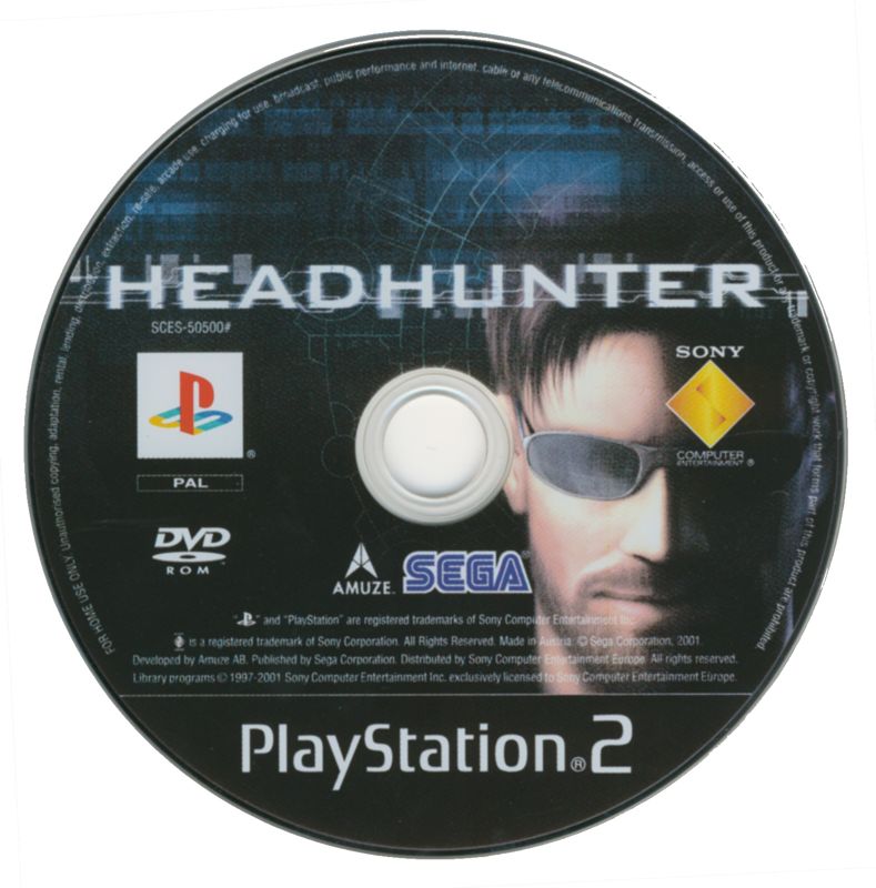 Media for Headhunter (PlayStation 2)