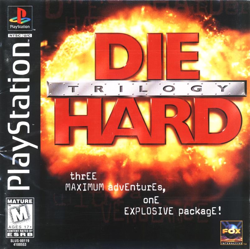 Die Hard Trilogy cover or packaging material MobyGames