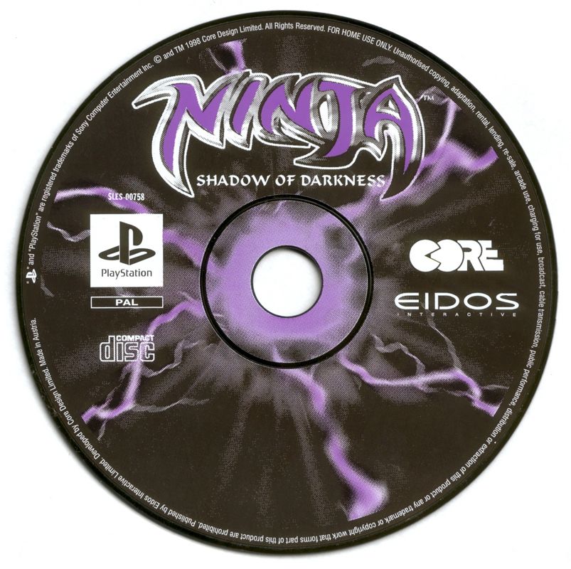 Media for Ninja: Shadow of Darkness (PlayStation)