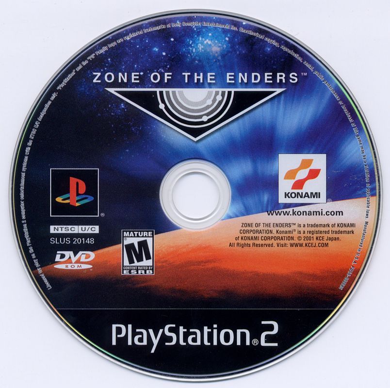 Media for Zone of the Enders (PlayStation 2)