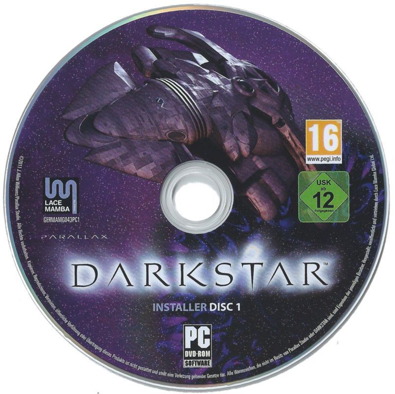 Media for Darkstar: The Interactive Movie (Macintosh and Windows): Disc 1 (Windows)
