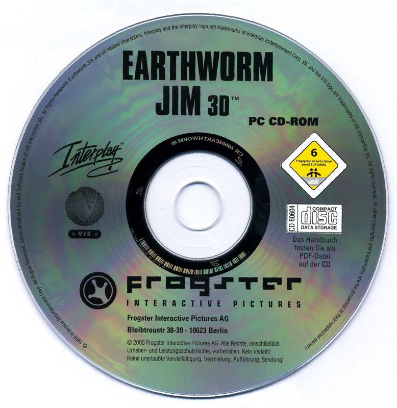 Media for Earthworm Jim 3D (Windows) (Back to Games release)