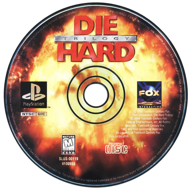 Media for Die Hard Trilogy (PlayStation)