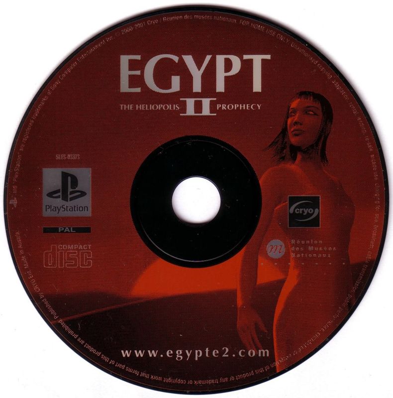 Media for Egypt II: The Heliopolis Prophecy (PlayStation)