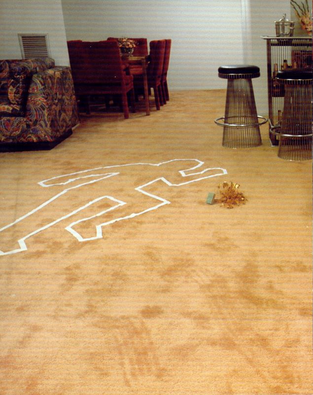 Inside Cover for Perry Mason: The Case of the Mandarin Murder (Commodore 64): Left Side