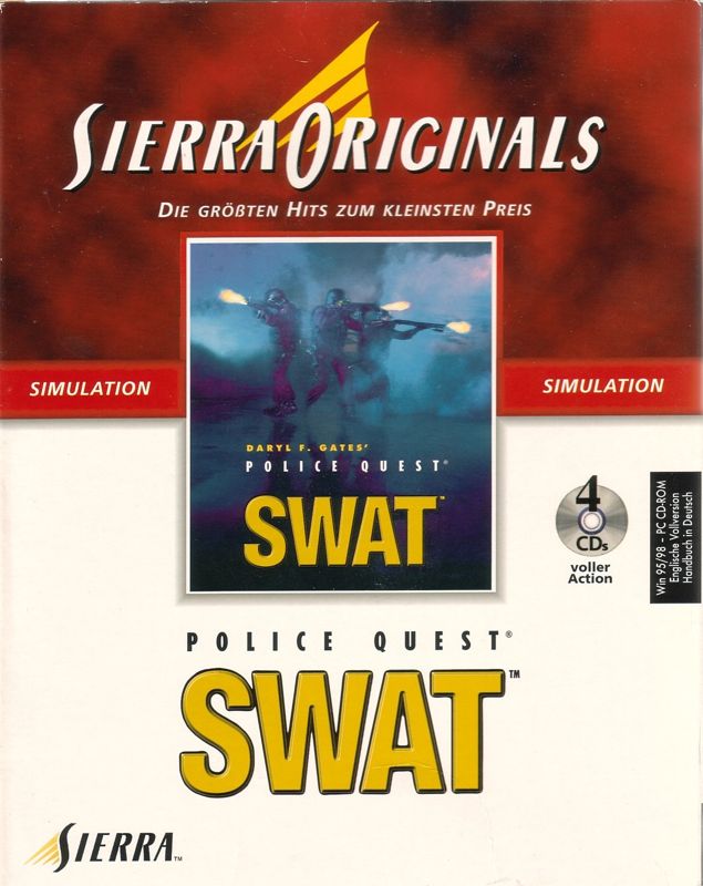 Front Cover for Daryl F. Gates' Police Quest: SWAT (Windows and Windows 3.x) (Sierra Originals)