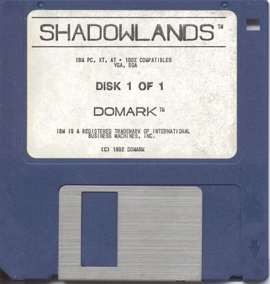 Media for Shadowlands (DOS) (SLASH value release)