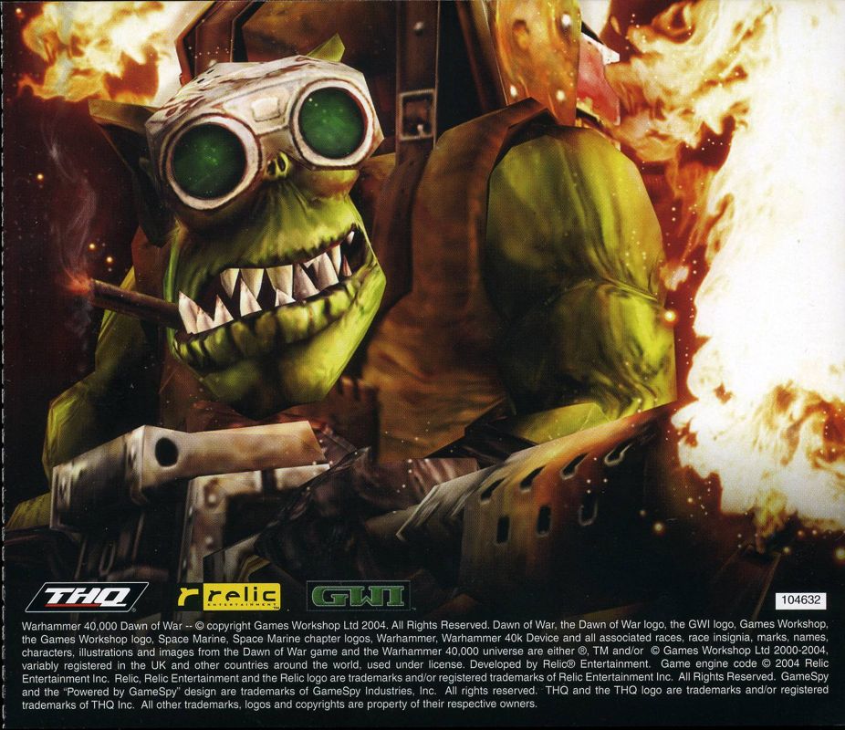 Other for Warhammer 40,000: Dawn of War (Windows): Jewel Case - Back