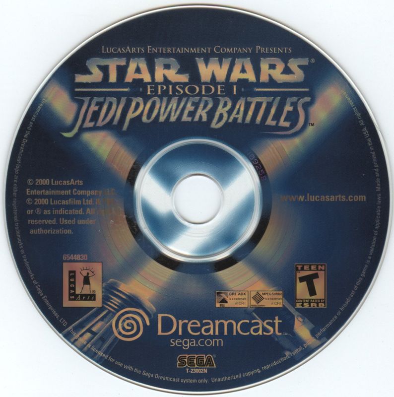 Media for Star Wars: Episode I - Jedi Power Battles (Dreamcast)