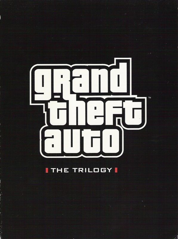 Inside Cover for Grand Theft Auto: The Trilogy (Xbox): Front