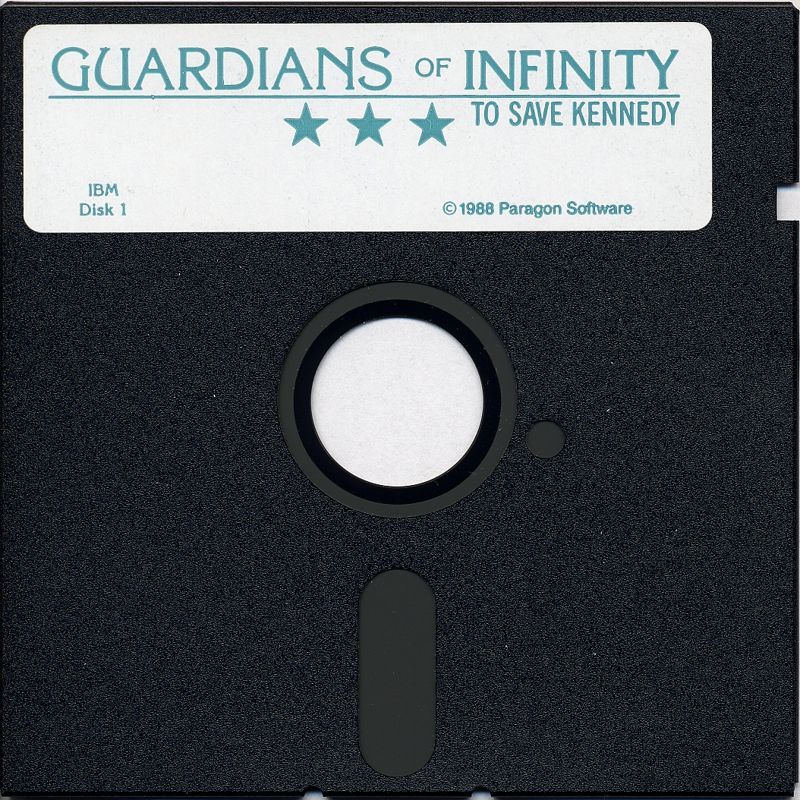 Media for Guardians of Infinity: To Save Kennedy (DOS): Disk 1/2