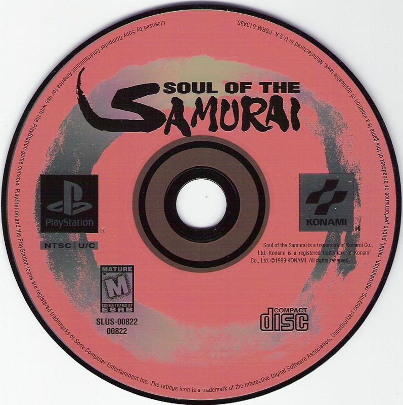 Media for Soul of the Samurai (PlayStation)