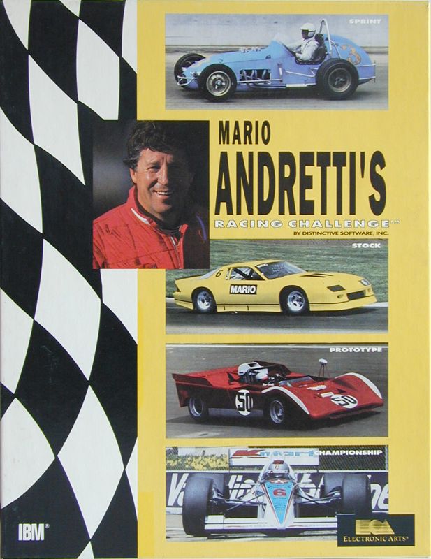 Front Cover for Mario Andretti's Racing Challenge (DOS)