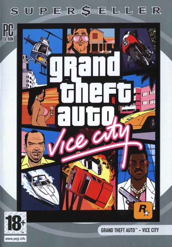 Front Cover for Grand Theft Auto: Vice City (Windows) (Super$eller release)