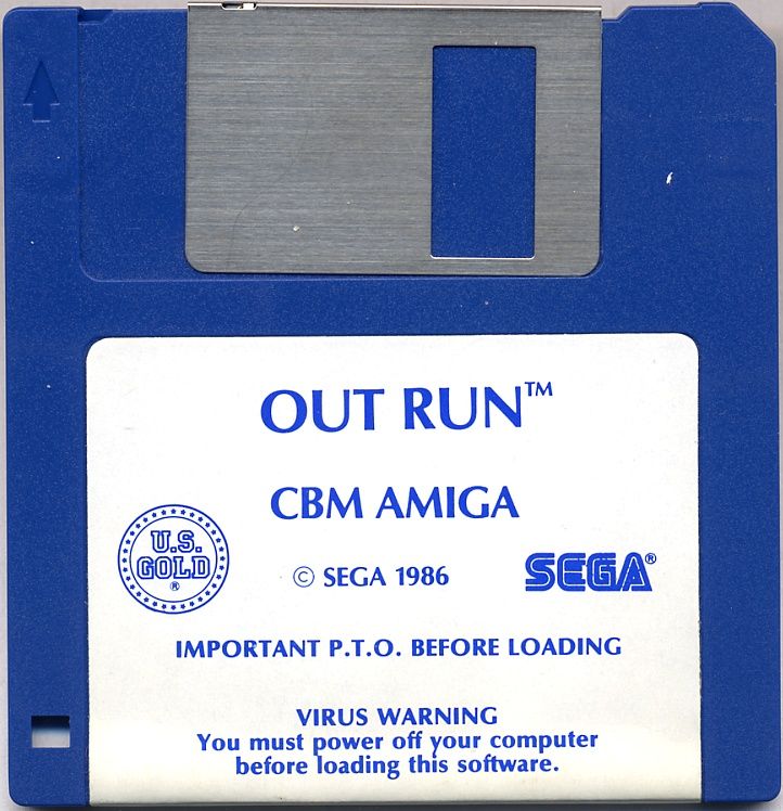 Media for OutRun (Amiga)