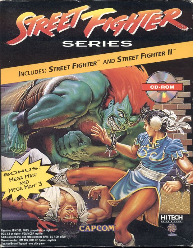 Front Cover for Street Fighter Series (DOS)