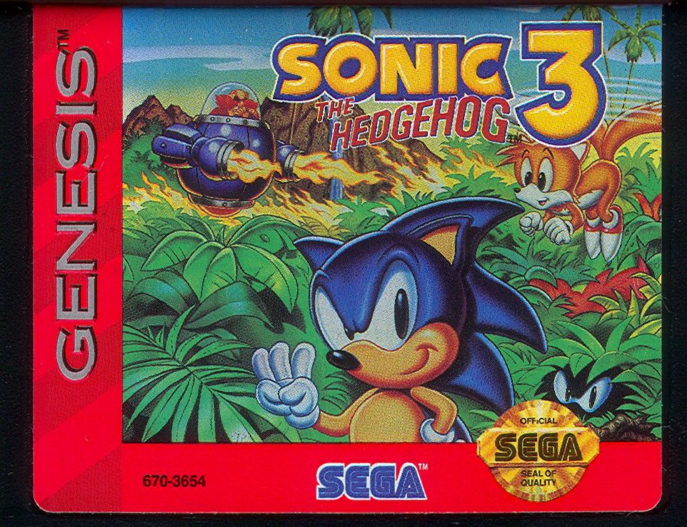 Media for Sonic the Hedgehog 3 (Genesis)