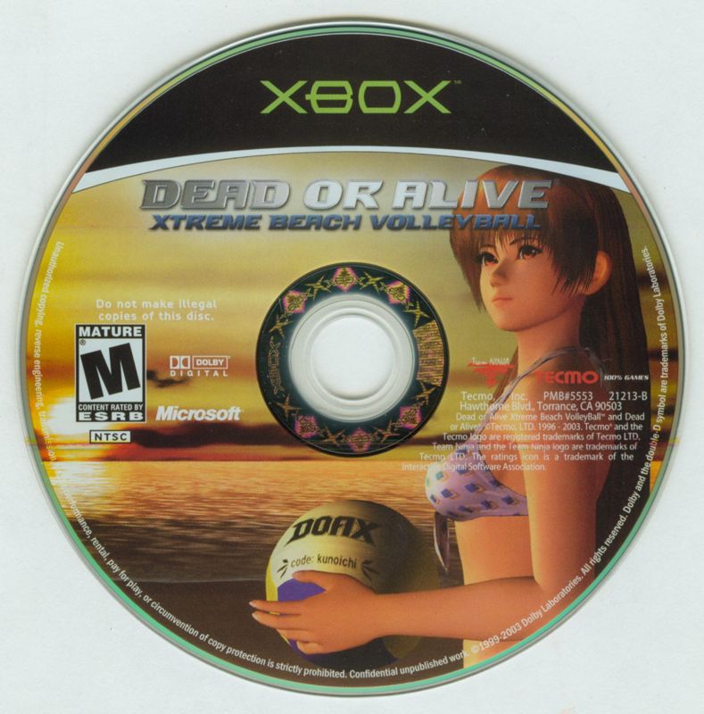 Media for Dead or Alive: Xtreme Beach Volleyball (Xbox)