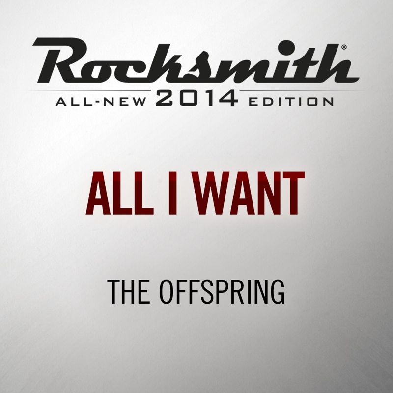 Front Cover for Rocksmith: All-new 2014 Edition - The Offspring: All I Want (PlayStation 3 and PlayStation 4) (download release)