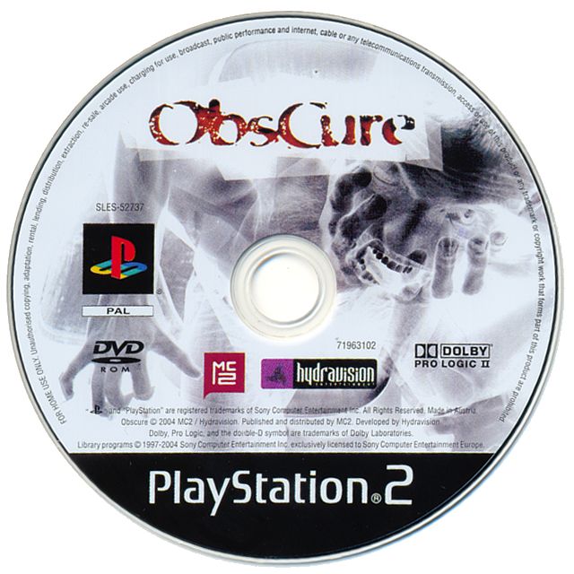 Media for ObsCure (PlayStation 2)