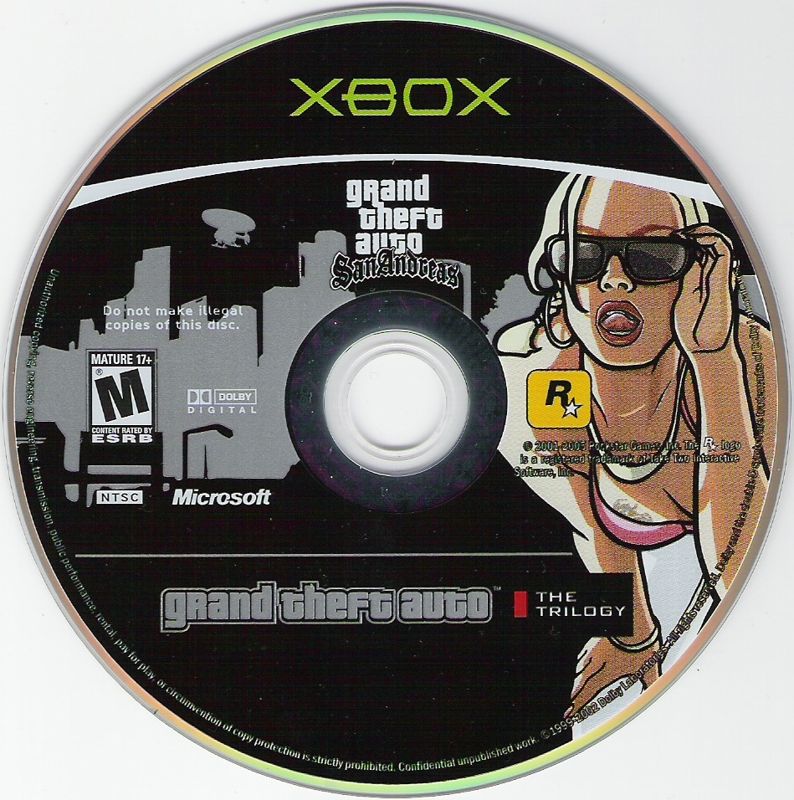 Grand Theft Auto: San Andreas cover or packaging material - MobyGames