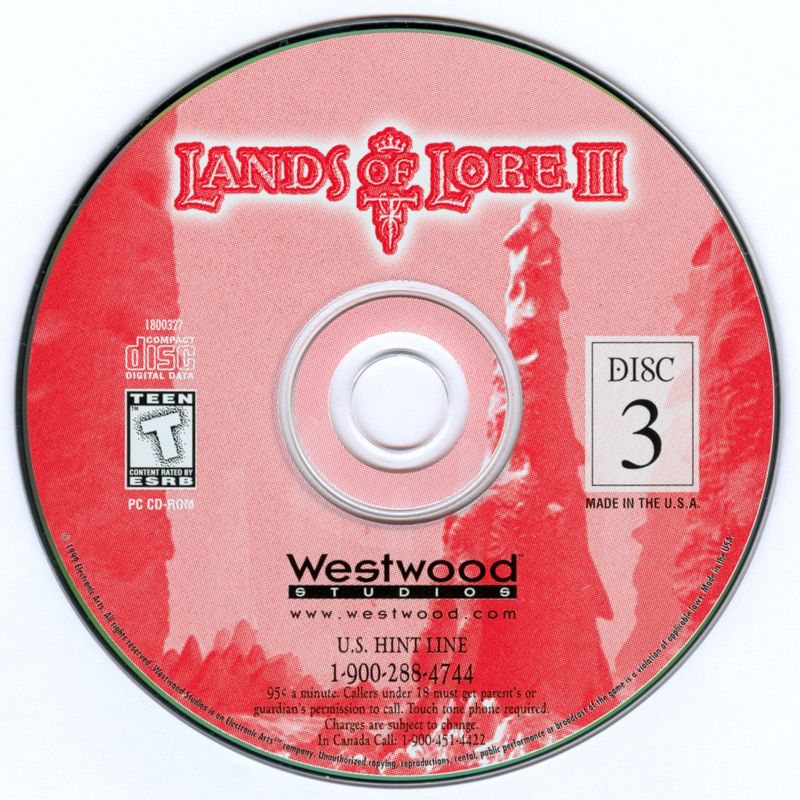 Lands of Lore III cover or packaging material MobyGames