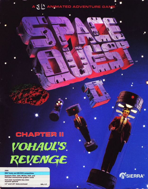 Front Cover for Space Quest II: Chapter II - Vohaul's Revenge (DOS)