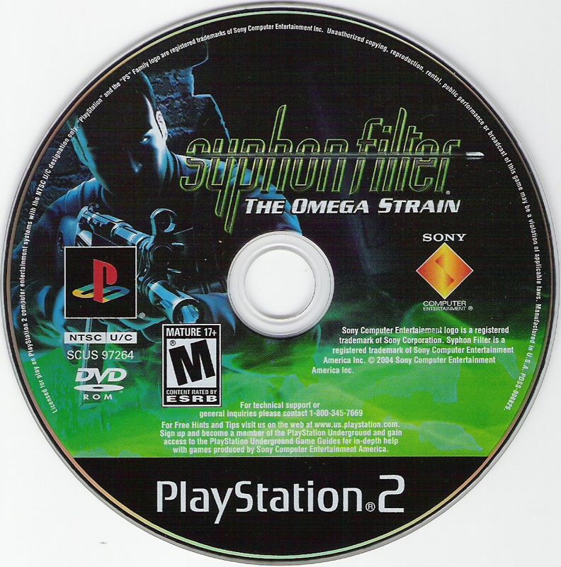 Syphon Filter: The Omega Strain cover or packaging material