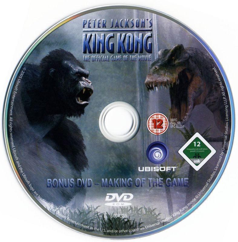 Media for Peter Jackson's King Kong: The Official Game of the Movie (Signature Edition) (Windows) (Gold-coloured metal case): Bonus DVD: Making of the game