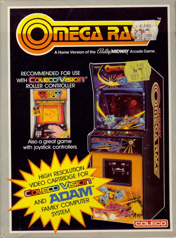 Front Cover for Omega Race (ColecoVision)