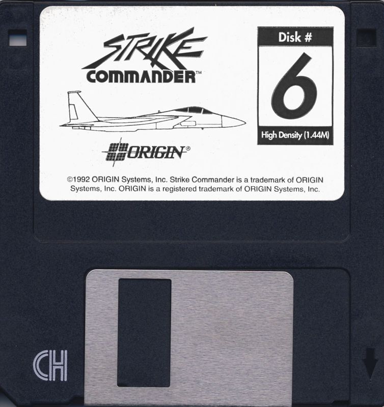 Media for Strike Commander (DOS): Disk 6