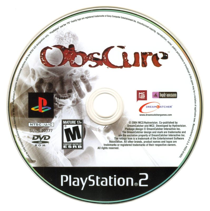 Media for ObsCure (PlayStation 2)