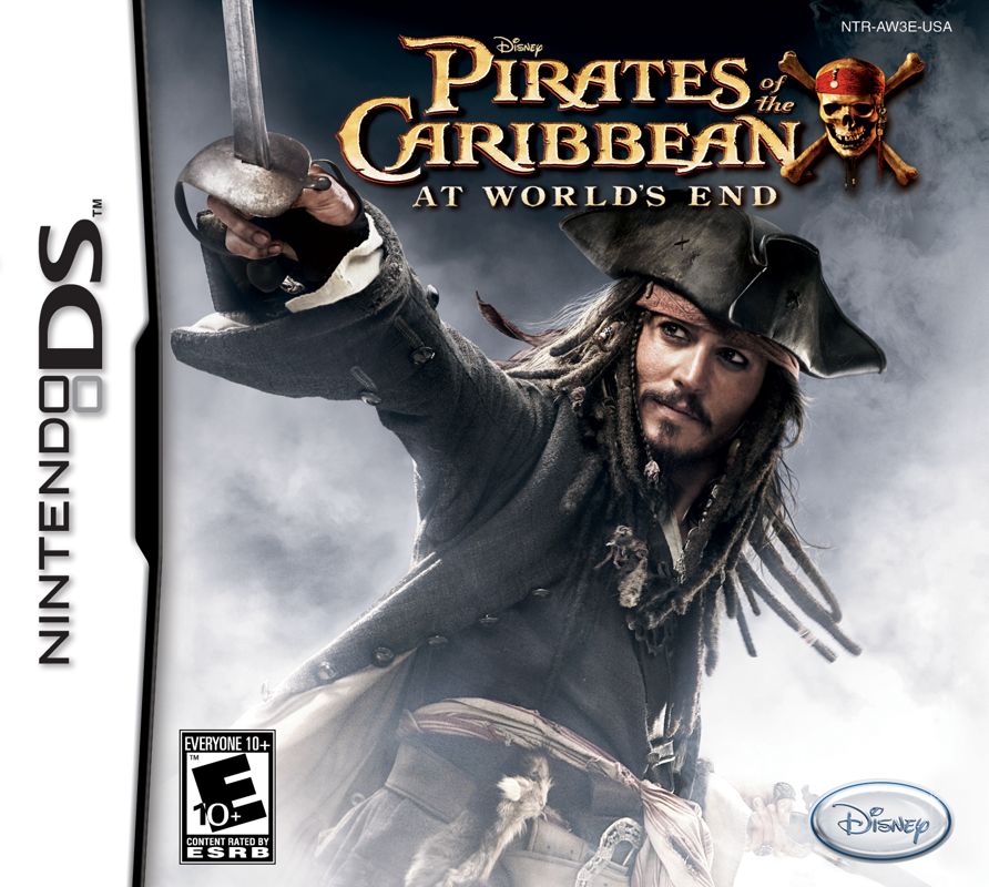 Front Cover for Disney Pirates of the Caribbean: At World's End (Nintendo DS)