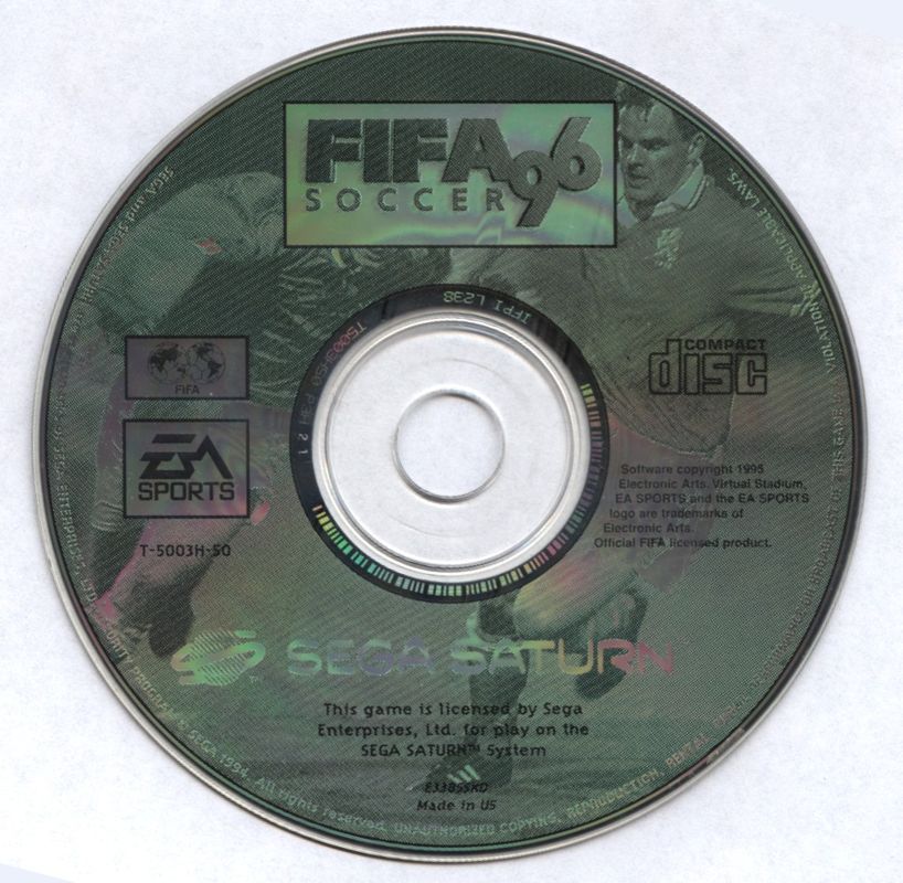 Media for FIFA Soccer 96 (SEGA Saturn)