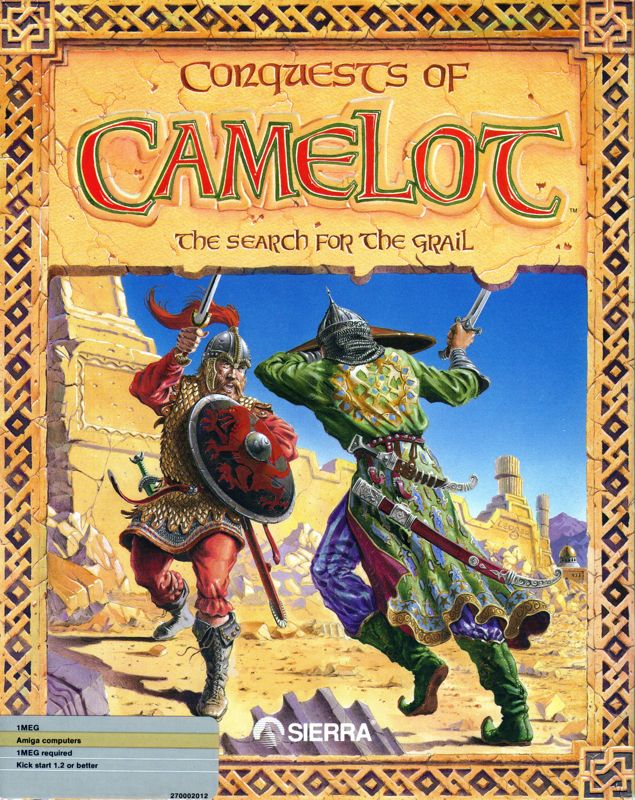 Front Cover for Conquests of Camelot: The Search for the Grail (Amiga)