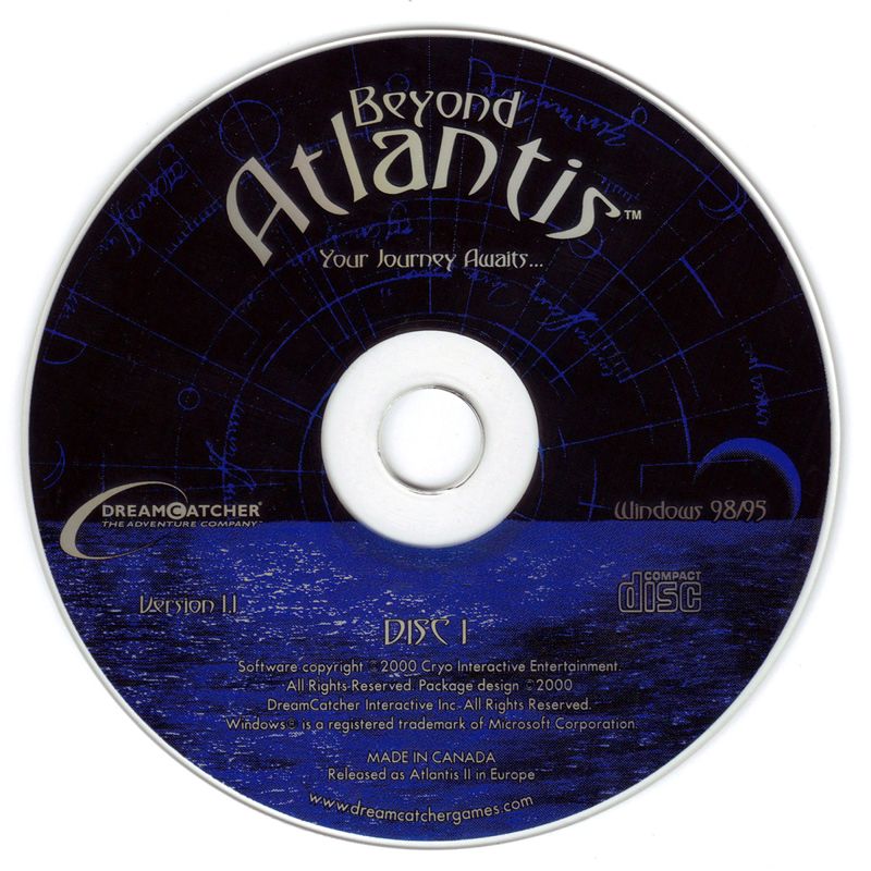 Media for Beyond Atlantis (Windows) (Version 1.1): Disc 1