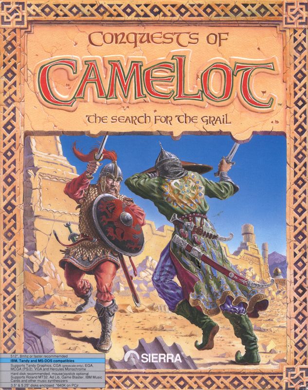 Front Cover for Conquests of Camelot: The Search for the Grail (DOS)