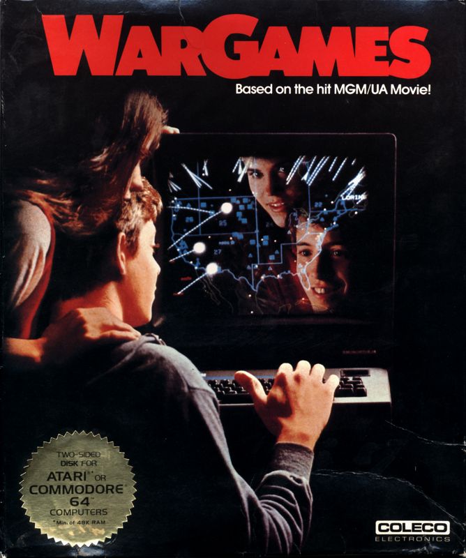 Front Cover for WarGames (Atari 8-bit and Commodore 64)
