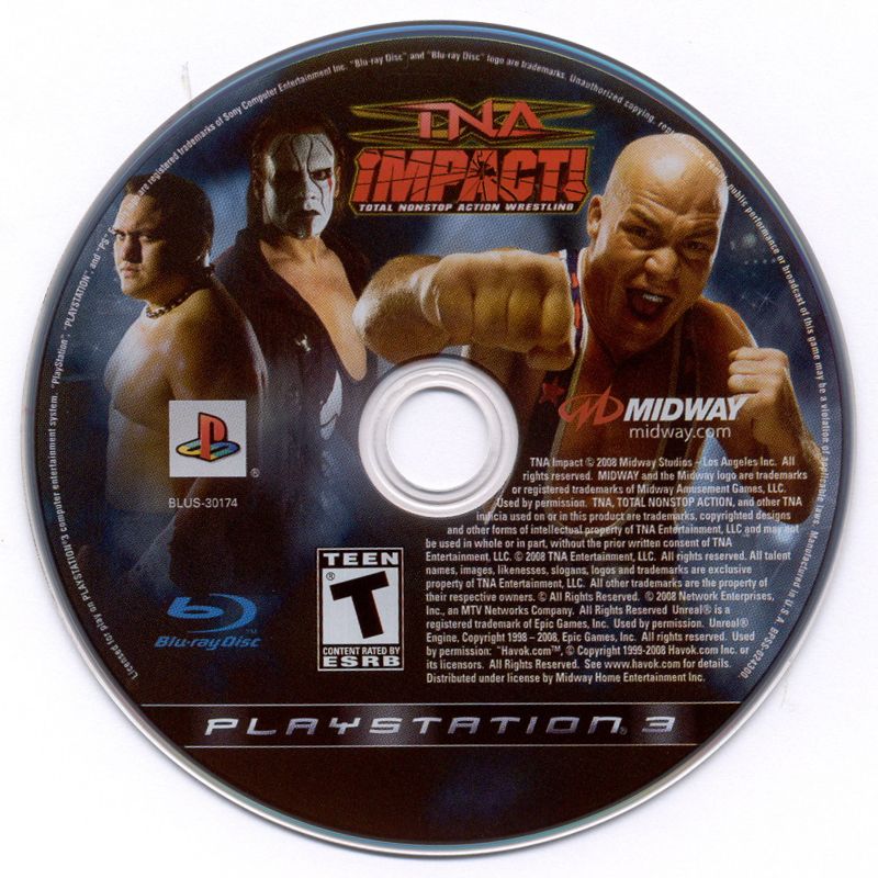 Media for TNA iMPACT! (PlayStation 3)