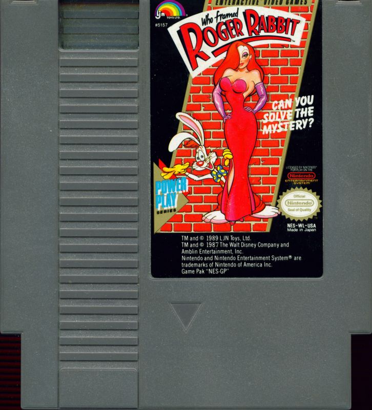 Media for Who Framed Roger Rabbit (NES)