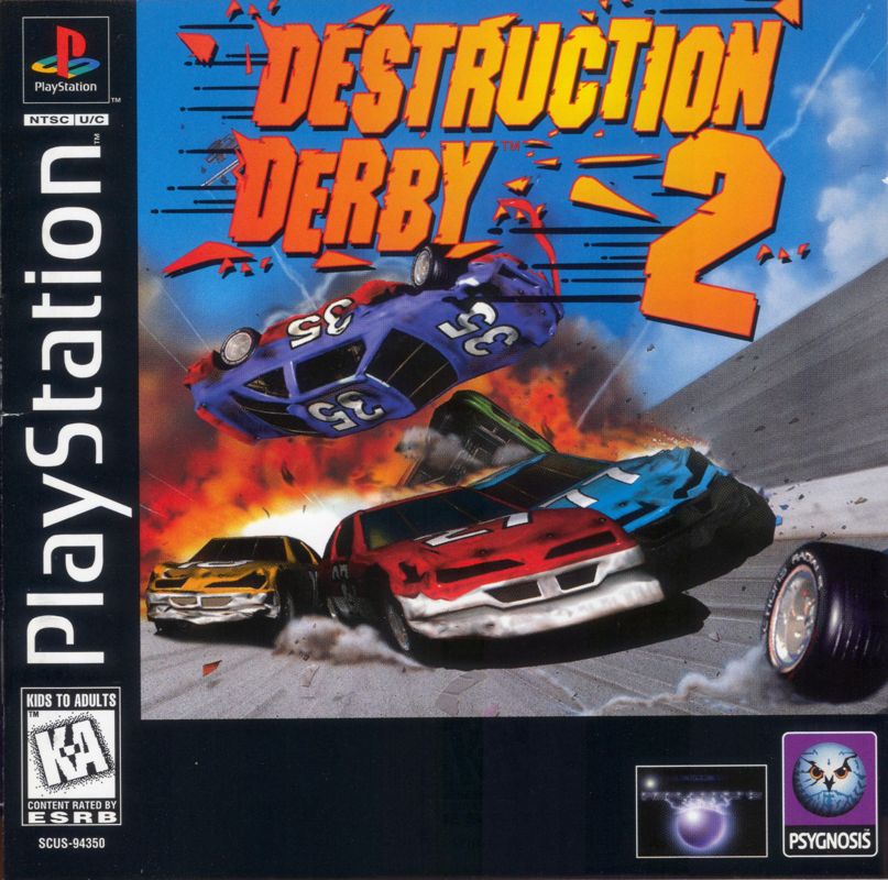 Front Cover for Destruction Derby 2 (PlayStation)