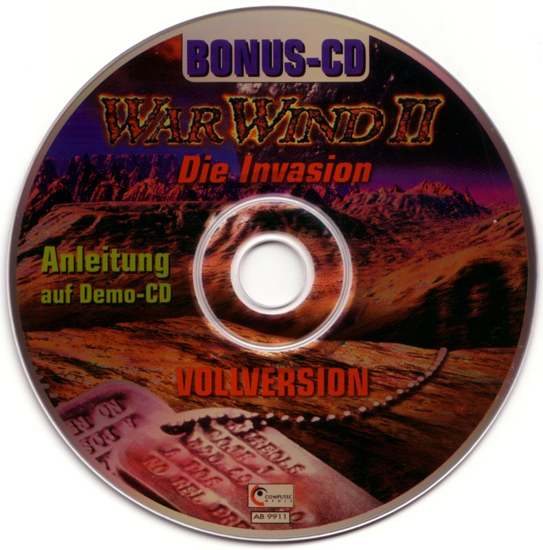 Media for War Wind II: Human Onslaught (Windows) (PC Games Plus 08/00 covermount)